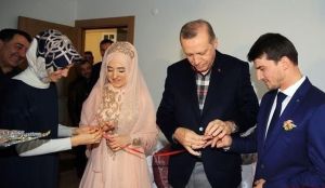 مراسم خواستگاری با حضور اردوغان